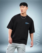 Astronaut Crunch Oversized T-Shirt | Black | Premium Quality by AvaiYa | Unisex - Avaiya Store