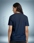 Supima Cotton T-Shirt for Men & Women | Navy Blue - Avaiya Store