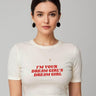 Dream Girl | Women Crop Top | White - Avaiya Store