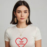 Karma Is My Boyfriend | Women Crop Top | White - Avaiya Store