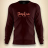 Positive Sweatshirt | Unisex | Maroon - Avaiya Store