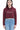 G.O.A.T. | Women’s Crop Hoodie | Maroon - Avaiya Store