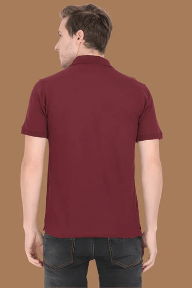 Classic Polo T-Shirts | Maroon - Avaiya Store