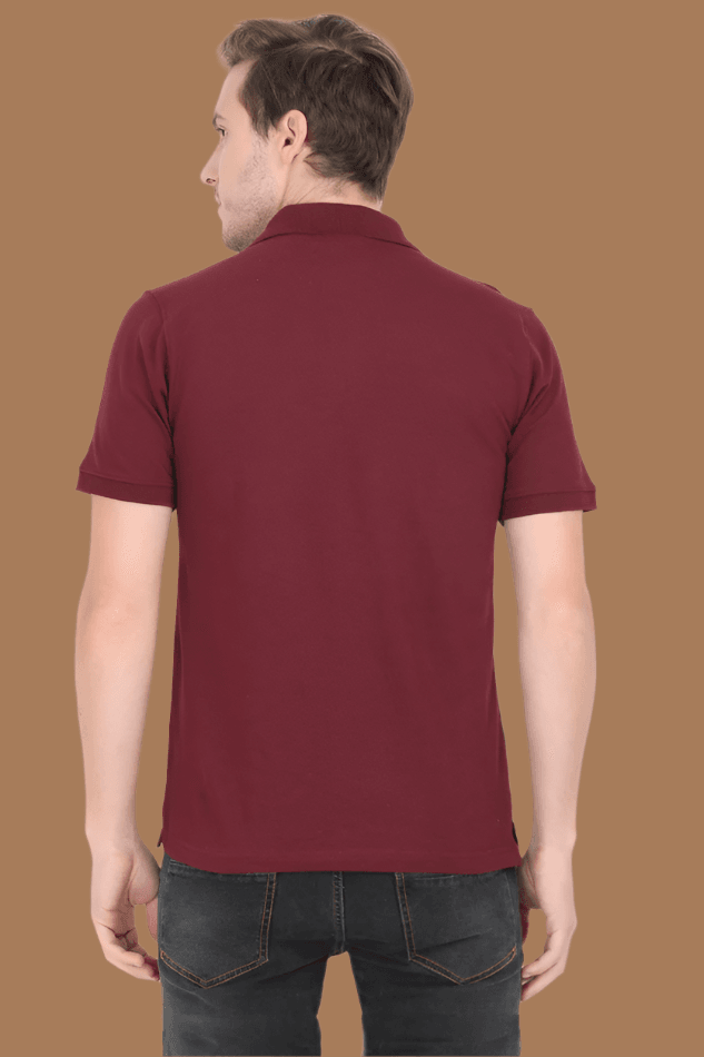 Classic Polo T-Shirts | Maroon - Avaiya Clothings