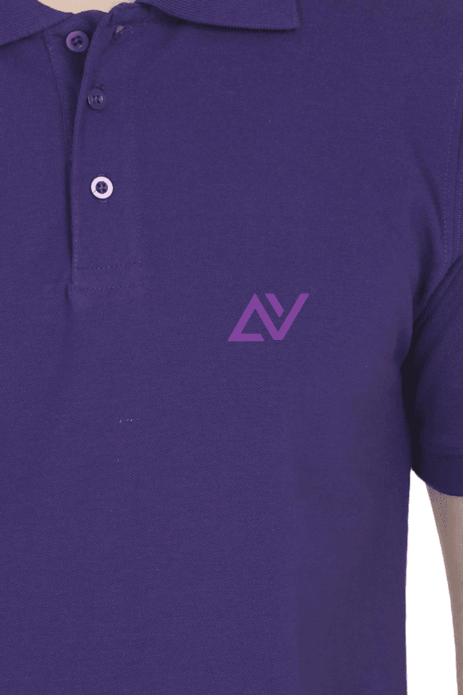 Classic Polo T-Shirts | Purple - Avaiya Clothings