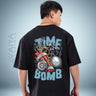 Time bomb Oversized T-Shirt | Black | Premium Quality by AvaiYa | Unisex - Avaiya Store