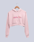 Avaiya's Women’s Crop Hoodie | Light Baby Pink - Avaiya Store