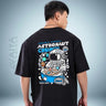 Astronaut Crunch Oversized T-Shirt | Black | Premium Quality by AvaiYa | Unisex - Avaiya Store