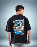 Astronaut Crunch Oversized T-Shirt | Black | Premium Quality by AvaiYa | Unisex - Avaiya Store