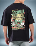 Coconut Crunch Oversized T-Shirt | Black | Unisex - Avaiya Store