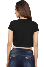Professional Manipulator | Women Crop Top | Black - Avaiya Clothings