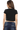 Fowers Heart | Women Crop Top | Black - Avaiya Store