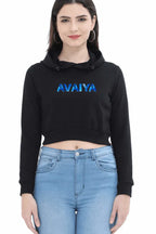 Avaiya's Women’s Crop Hoodie | Black - Avaiya Store