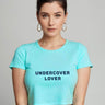 Undercover Lover | Women Crop Top | SkyBlue - Avaiya Store