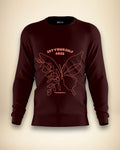Set Yourself Free Sweatshirt | Unisex | Maroon - Avaiya Clothings