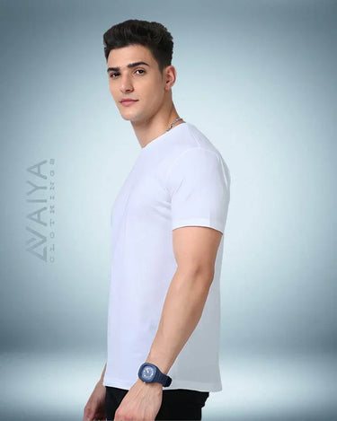 Supima Cotton T-Shirt for Men & Women | White - Avaiya Store