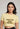 Sorry For | Women Crop Top | Beige - Avaiya Store