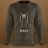 Spider Avaiya Sweatshirt | Unisex | Olive Green - Avaiya Store
