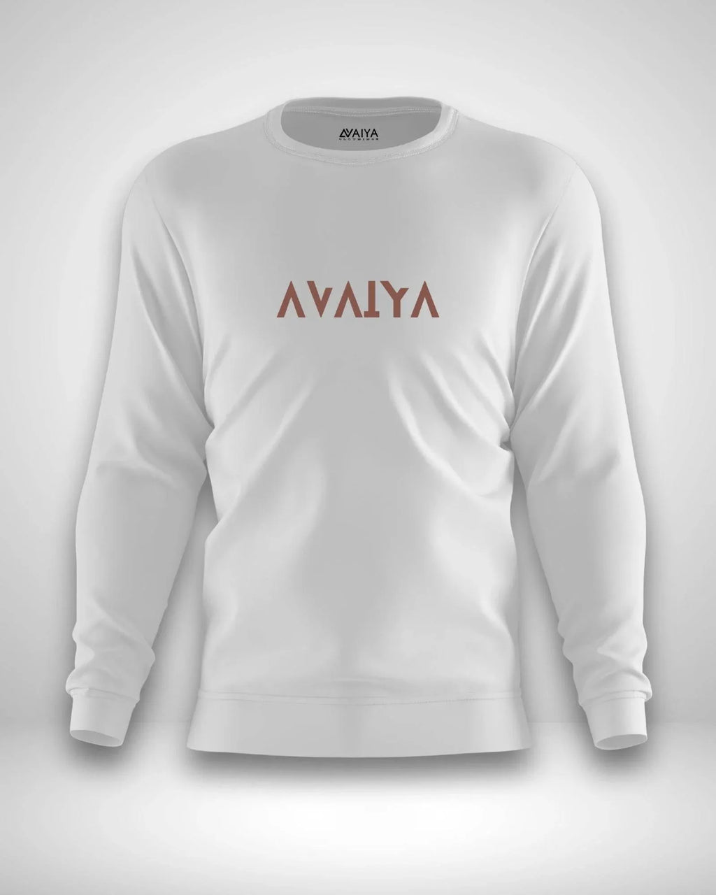 Avaiya Name Sweatshirt | Unisex | White - Avaiya Store