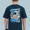 Astronaut Crunch Oversized T-Shirt | Maroon | Premium Quality by AvaiYa | Unisex - Avaiya Store
