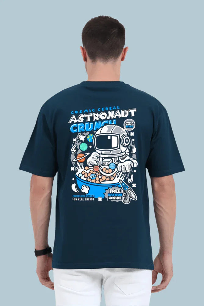 Astronaut Crunch Oversized T-Shirt | Maroon | Premium Quality by AvaiYa | Unisex - Avaiya Store