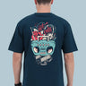 Not Only For music | Oversized T-Shirt | Petrol Blue - Avaiya Store