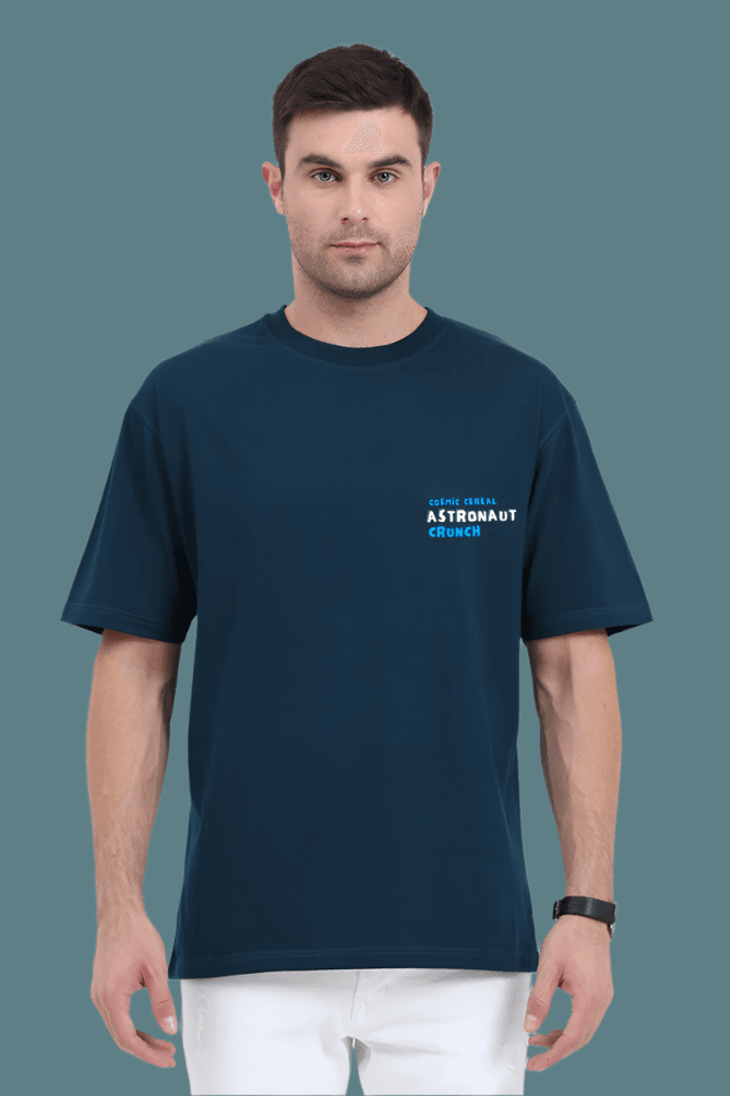 Astronaut Crunch Oversized T-Shirt | Maroon | Premium Quality by AvaiYa | Unisex - Avaiya Clothings