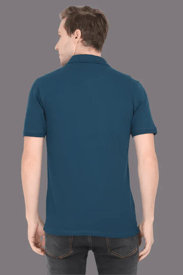 Classic Polo T-Shirts | Petrol Blue - Avaiya Store