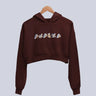 Avaiya's Women’s Crop Hoodie | Maroon - Avaiya Store