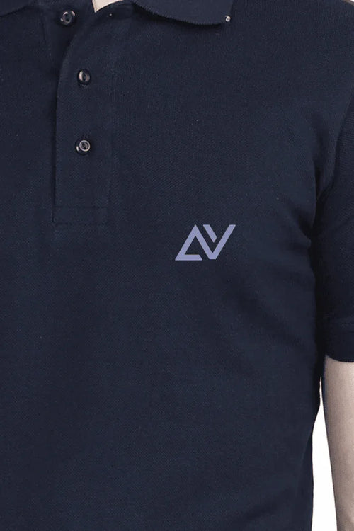 Classic Polo T-Shirts | Navi Blue - Avaiya Store