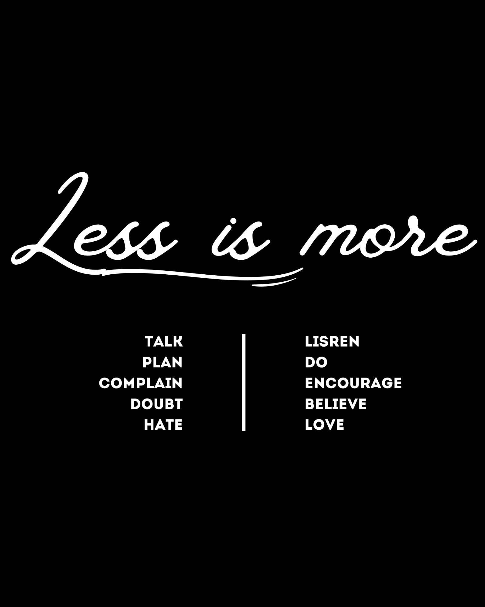 Less is More Classic Comfort Hoodie | W | Unisex - Avaiya Clothings