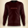 Avaiya Name Sweatshirt | Unisex | Maroon - Avaiya Store