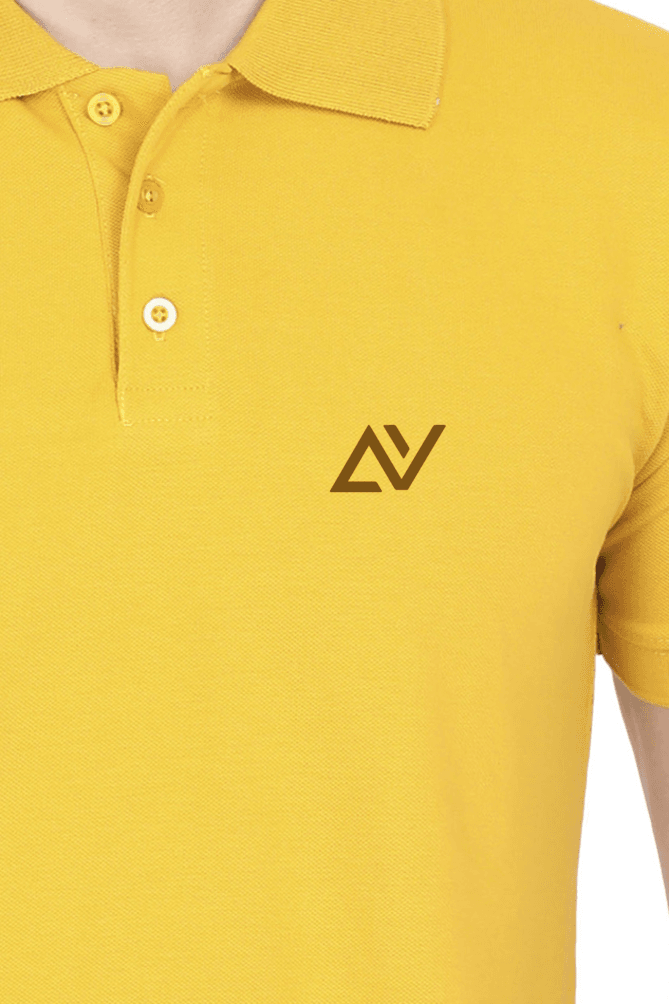 Classic Polo T-Shirts | Mustard Yellow - Avaiya Clothings