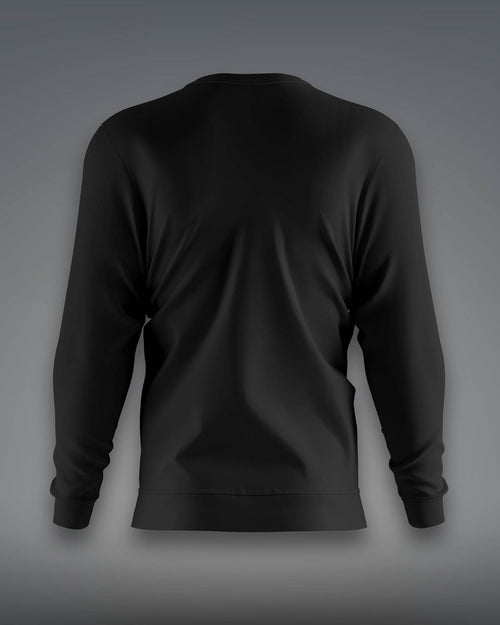 A Wise Man Once Said Nothing Sweatshirt | Unisex | Black - Avaiya Clothings