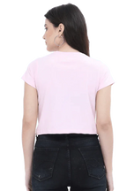Nobody's Perfect | Women Crop Top | Light Baby Pink - Avaiya Clothings