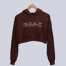 G.O.A.T. | Women’s Crop Hoodie | Maroon - Avaiya Store
