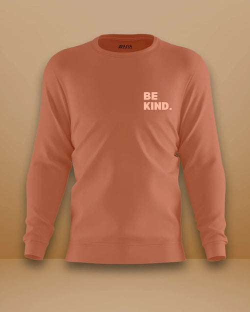 Be Kind Sweatshirt | Unisex | Coral - Avaiya Store