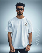 Panda Oversized T-Shirt | White | Premium Quality by AvaiYa - Avaiya Store