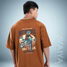Motorcross Oversized T-Shirt | Coral | Premium Quality by AvaiYa | Unisex - Avaiya Store