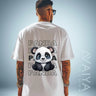 Panda Oversized T-Shirt | White | Premium Quality by AvaiYa - Avaiya Store