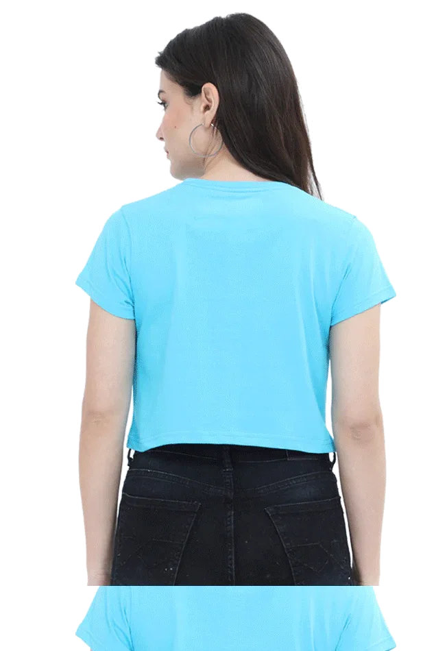 Professional Manipulator | Women Crop Top | SkyBlue - Avaiya Store