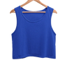 Women's Plain Crop Tank | Royal Blue - Avaiya Store