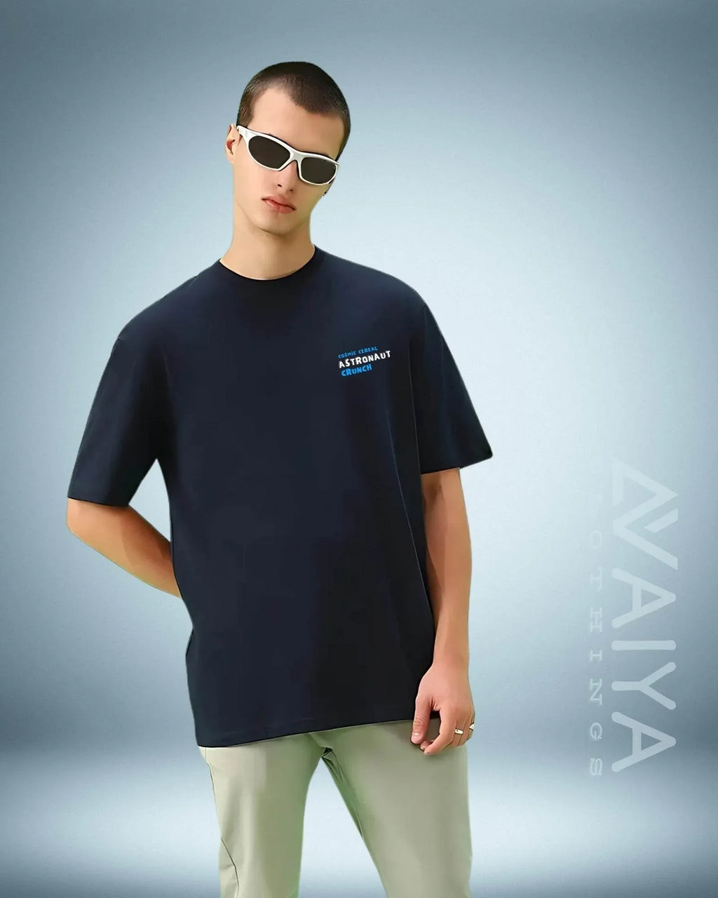 Astronaut Crunch Oversized T-Shirt | Maroon | Premium Quality by AvaiYa | Unisex - Avaiya Store