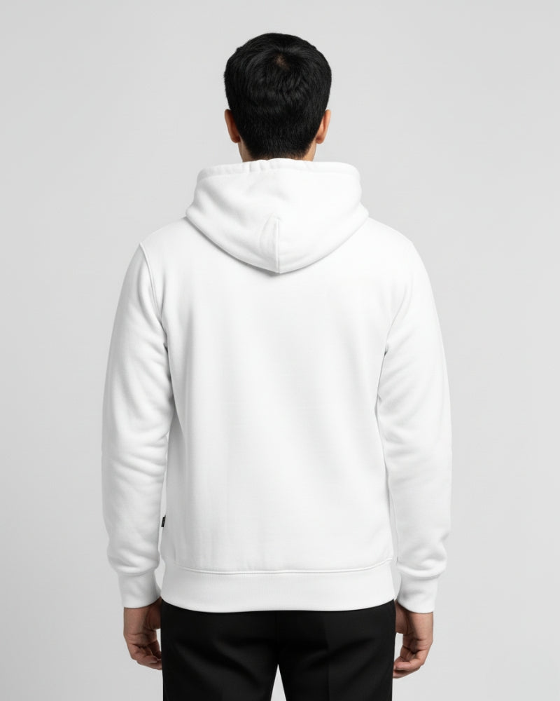 Zipper Hooded Jacket | White | For Man & Woman