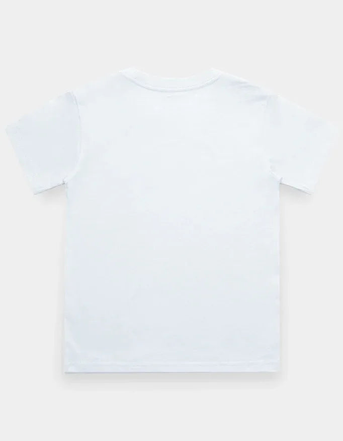 Crew Neck T-Shirt | 0-3 Yrs | For Both Girls & Boys | White - Avaiya Store