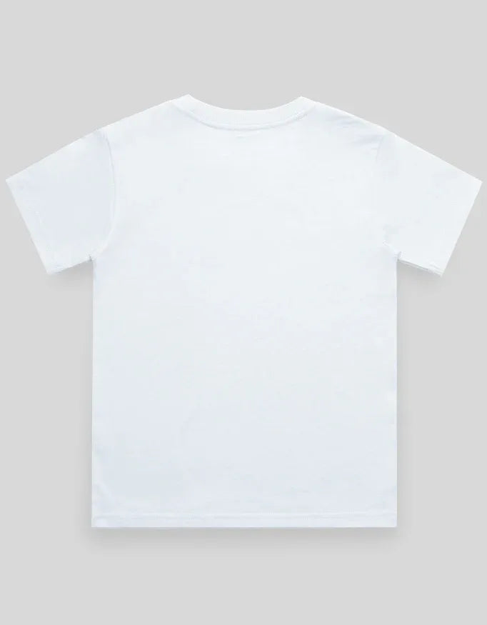 Crew Neck T-Shirt | 5-13 Yrs | For Both Girls & Boys | White - Avaiya Store