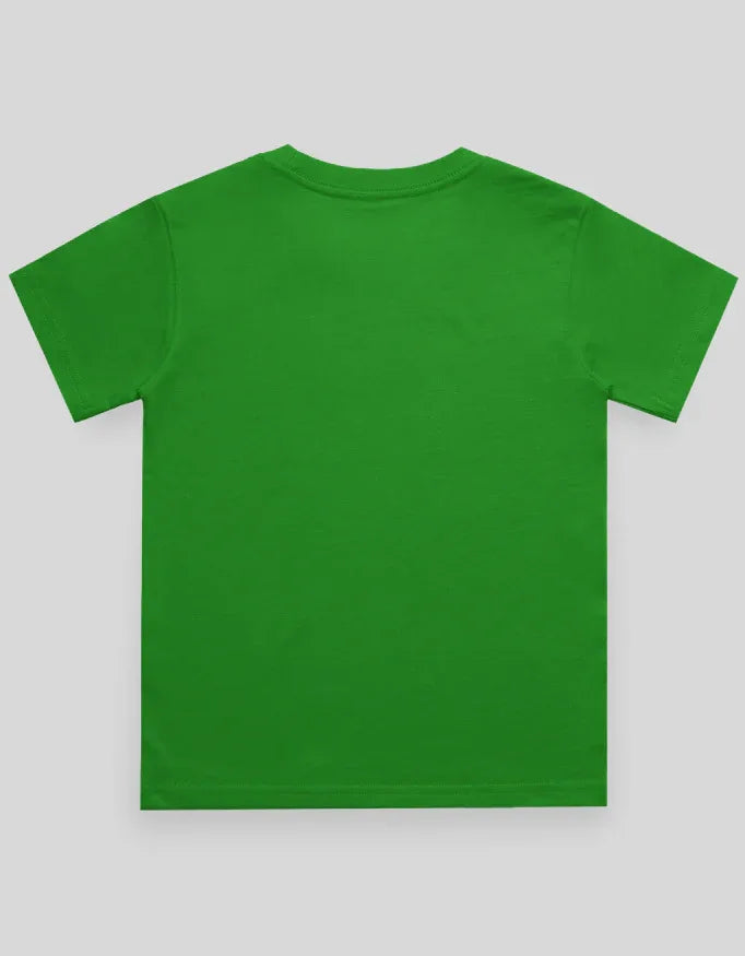 Crew Neck T-Shirt | 0-4 Yrs | For Both Girls & Boys | Flag Green - Avaiya Store