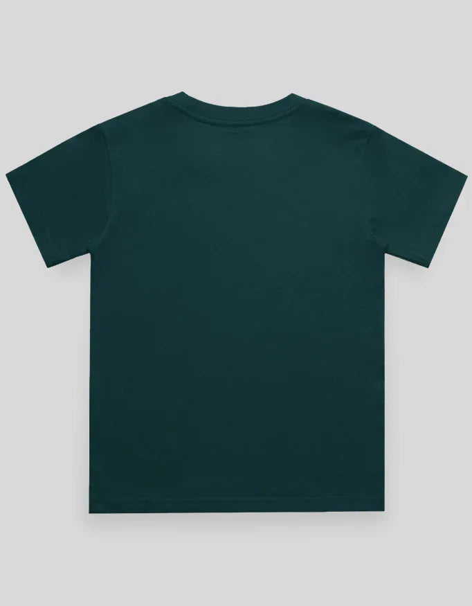 Crew Neck T-Shirt | 5-13 Yrs | For Both Girls & Boys | Petrol Blue - Avaiya Store
