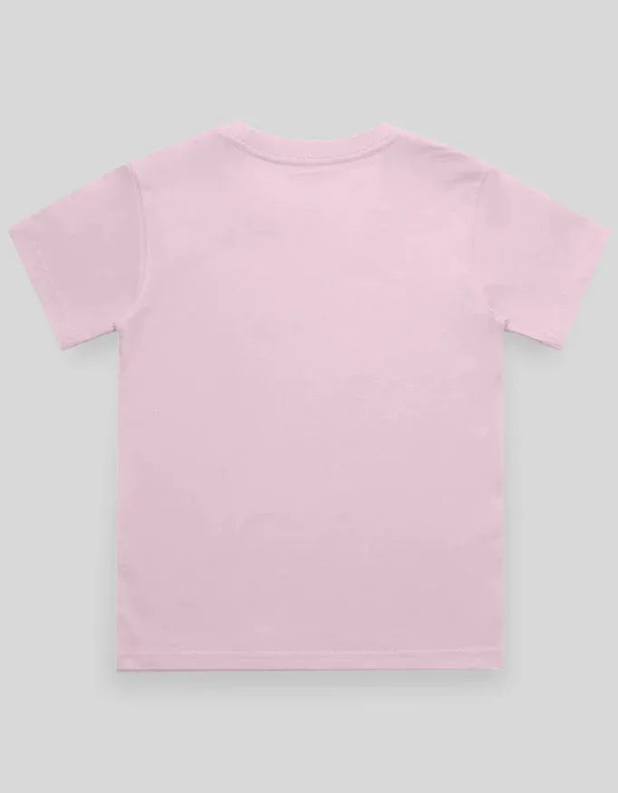 Crew Neck T-Shirt | 0-4 Yrs | For Both Girls & Boys | Light Baby Pink - Avaiya Store