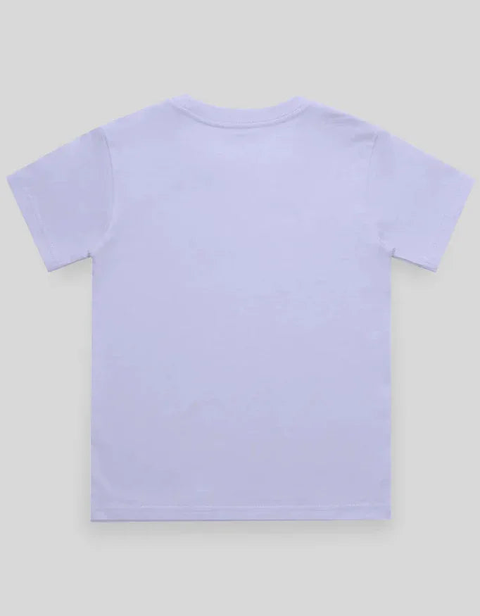 Crew Neck T-Shirt | 0-4 Yrs | For Both Girls & Boys | Lavender - Avaiya Store